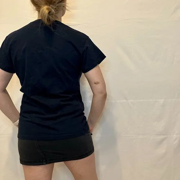 Vintage y2k Hard Rock Cafe London Navy Graphic Tee - XL - Picture 5 of 9